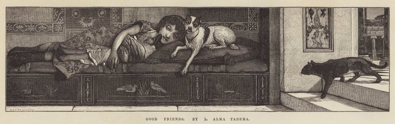 Buenos amigos de Lawrence Alma Tadema