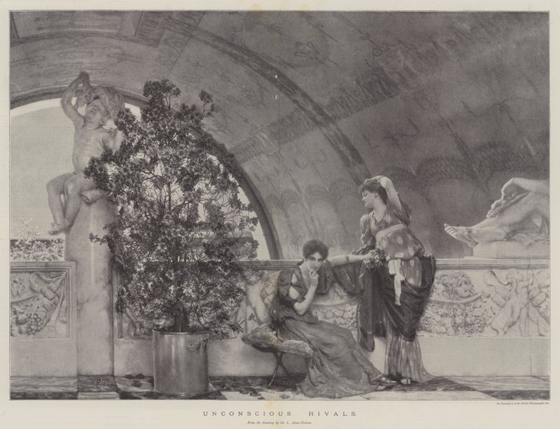 Rivales Inconscientes de Lawrence Alma Tadema
