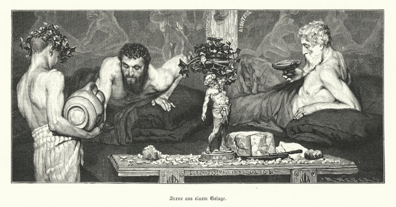 Vino Griego de Lawrence (after) Alma Tadema