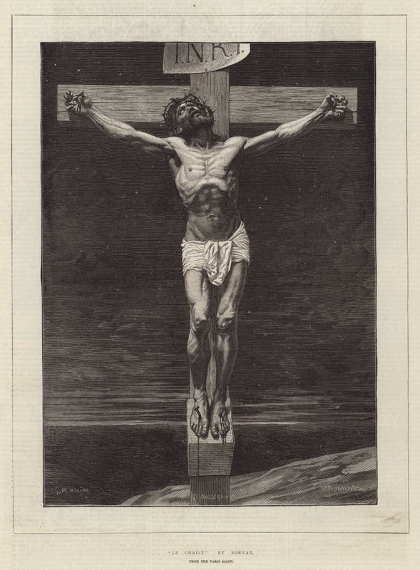 Le Christ, del Salón de París de Leon Joseph Florentin Bonnat