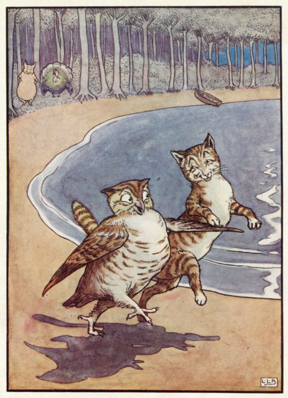 El Búho y el Gato de Leonard Leslie Brooke