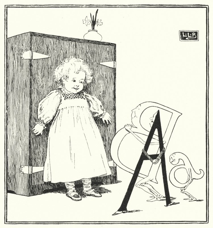 Gran A, pequeña a, B rebotando de Leonard Leslie Brooke