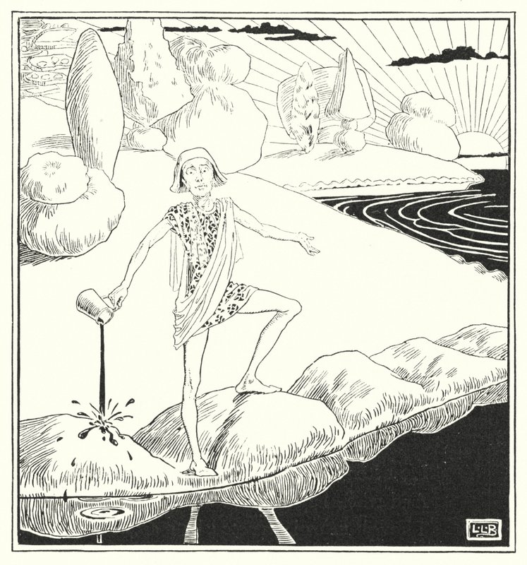 Si todo el mundo fuera tarta de manzana, y todo el mar fuera tinta de Leonard Leslie Brooke