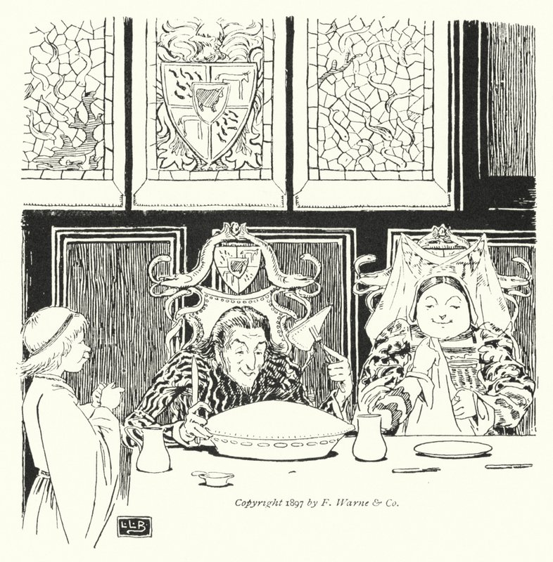 Jack Sprat no podía comer grasa, su esposa no podía comer magro de Leonard Leslie Brooke
