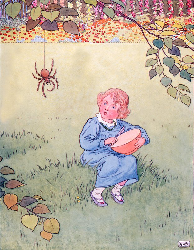 La pequeña Miss Muffet de Leonard Leslie Brooke