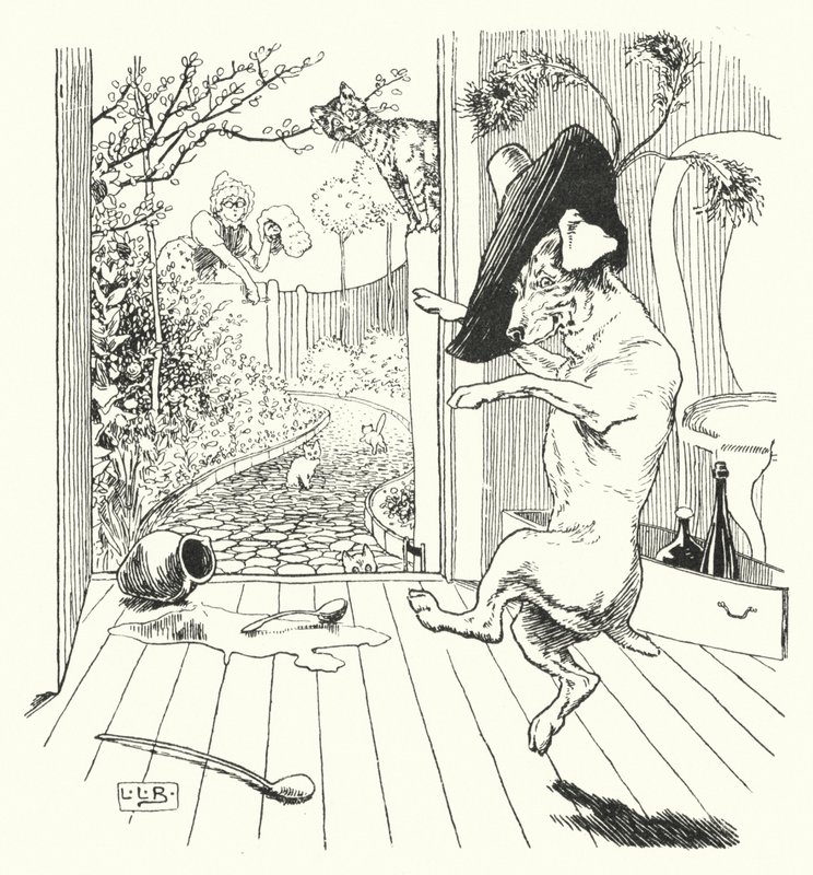 La vieja Madre Hubbard de Leonard Leslie Brooke