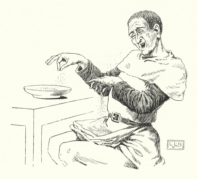 Peter Piper recogió un peck de pimientos en vinagre de Leonard Leslie Brooke