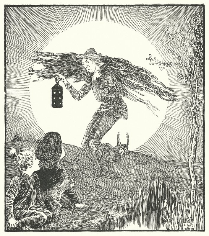 El hombre en la luna, cayó rodando de Leonard Leslie Brooke