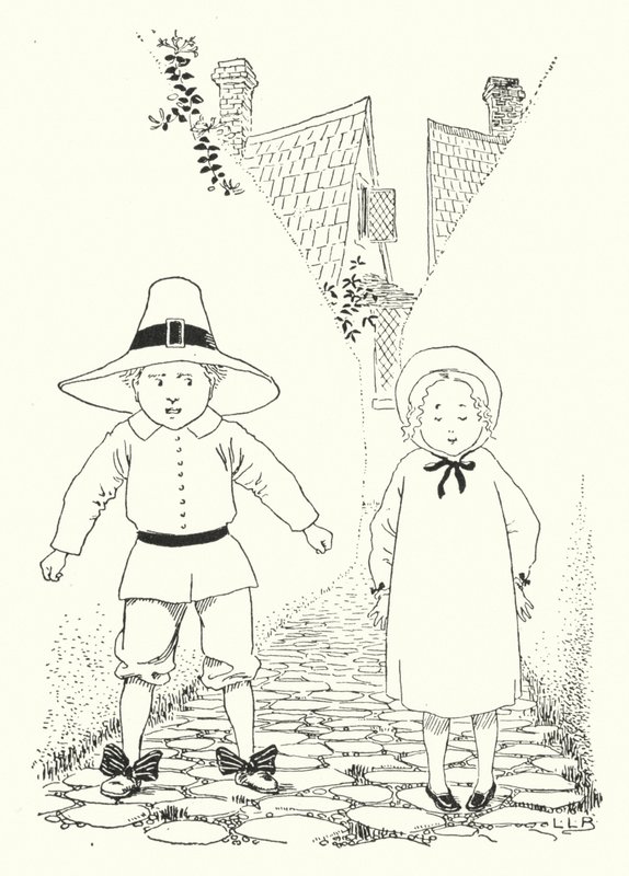 Había un niño y una niña que vivían en un callejón de Leonard Leslie Brooke