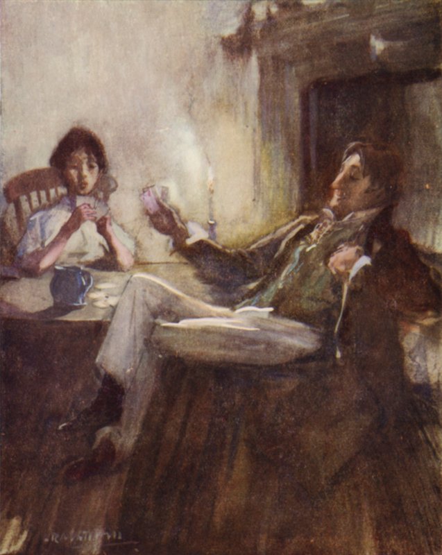 Dick Swiveller y la marquesa de Leonard Raven-Hill