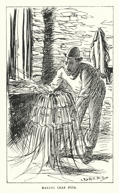 Cangrejeras (litografía) de Leonard Raven Hill