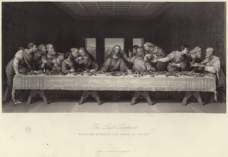 La última cena de Leonardo da Vinci