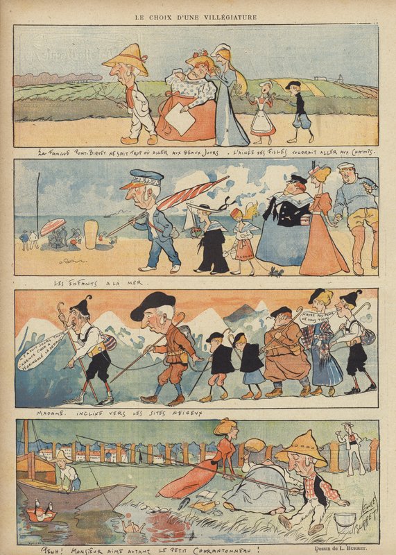Ilustración para Le Rire de Leonce Burret