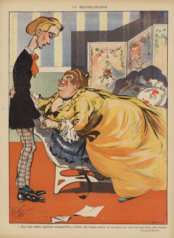 Ilustración para Le Rire de Leonce Burret