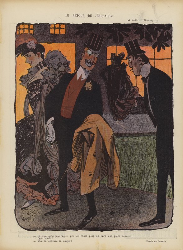 Ilustración para Le Rire de Leonce Burret