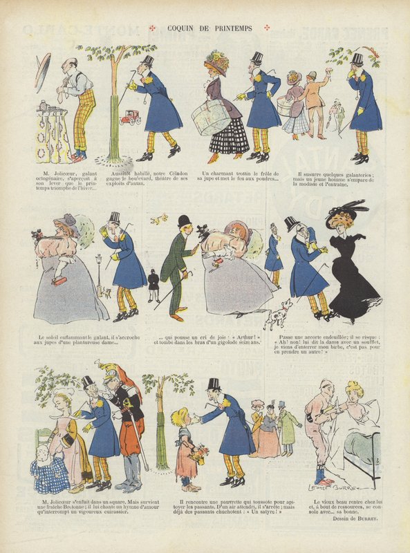 Ilustración para Le Rire de Leonce Burret