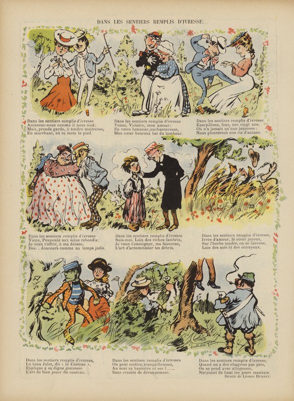 Ilustración para Le Rire de Leonce Burret