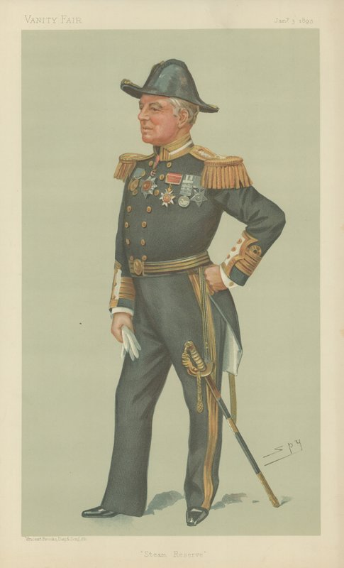 Capitán Lord Charles Beresford de Leslie Matthew Ward
