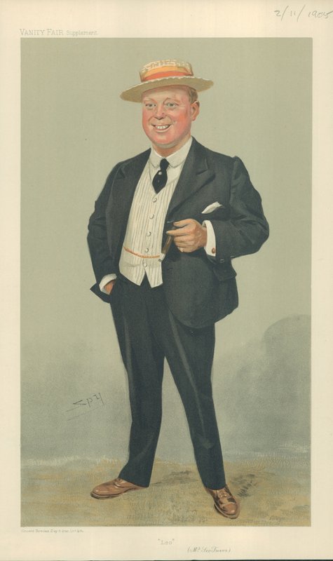 Leo Trevor, Leo, 2 de noviembre de 1905, caricatura de Vanity Fair de Leslie Matthew Ward