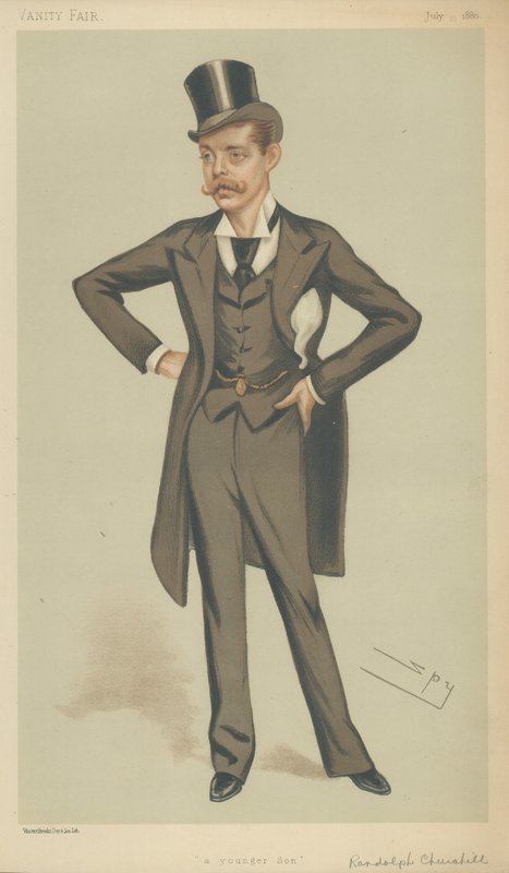 Lord Randolph Churchill de Leslie Matthew Ward