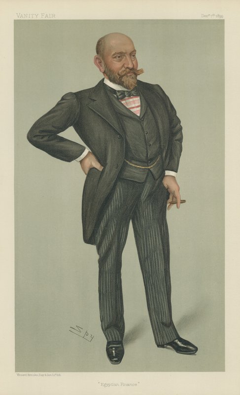 Sr. Ernest Cassel (litografía a color) de Leslie Matthew Ward