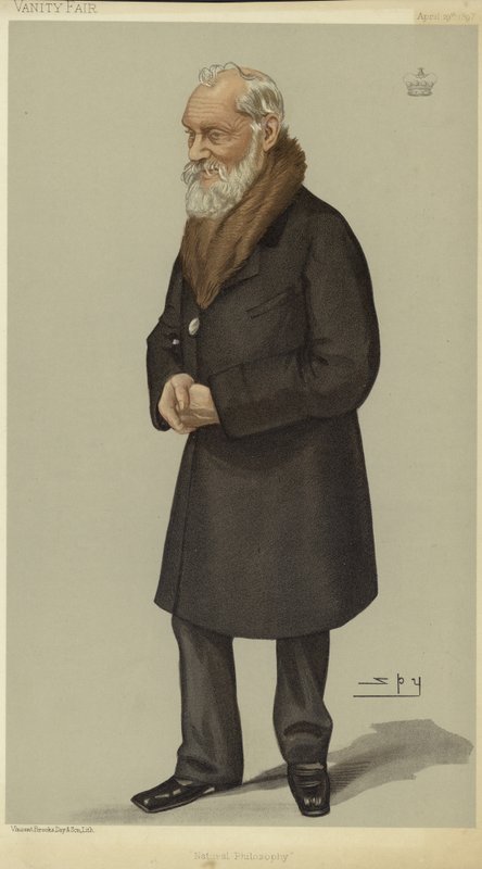 Retrato de William Thomson, Barón Kelvin de Leslie Matthew Ward