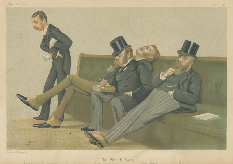 Spencer-Churchill, Balfour, Drummond-Wolff y Gorst de Leslie Matthew Ward