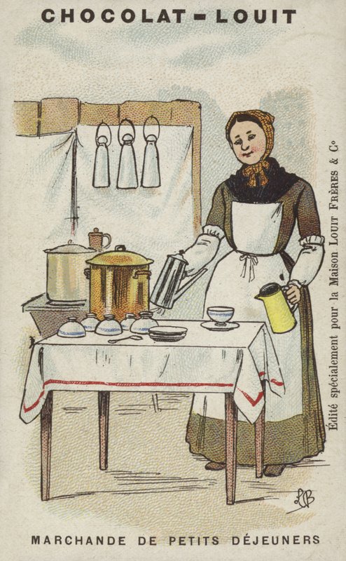 Vendedora de desayunos de Louis Borgex