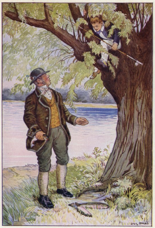 Ilustración para los días escolares de Tom Brown de Louis John Rhead