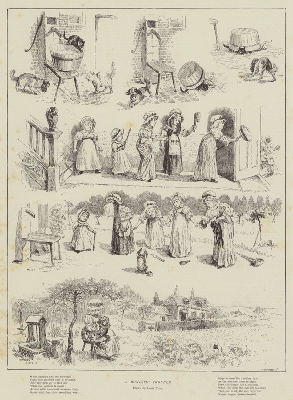 Un problema doméstico de Louis Wain