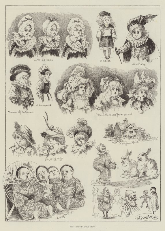 La verdad del espectáculo de muñecas de Louis Wain