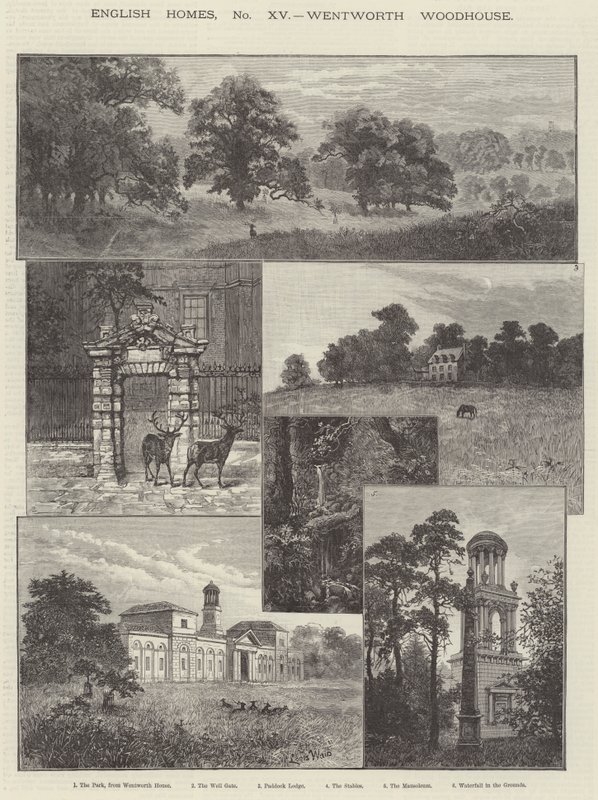 Wentworth Woodhouse de Louis Wain