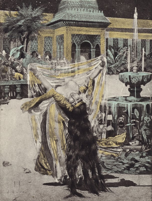La hija del soldán de Babilonia bailando, Segundo Día, Séptima Historia de Louis Chalon