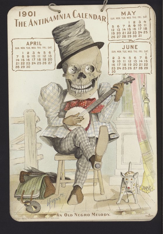 Ilustración para el Calendario Antikamnia, 1901 de Louis Crucius or Crusuius