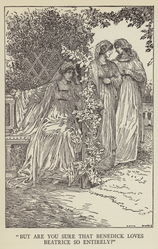 ¿Pero estás seguro de que Benedicto ama a Beatriz tan enteramente? de Louis John Rhead