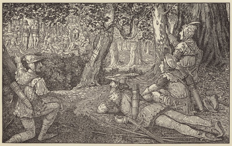 Espió un grupo de guardabosques y dos cautivos de Louis John Rhead