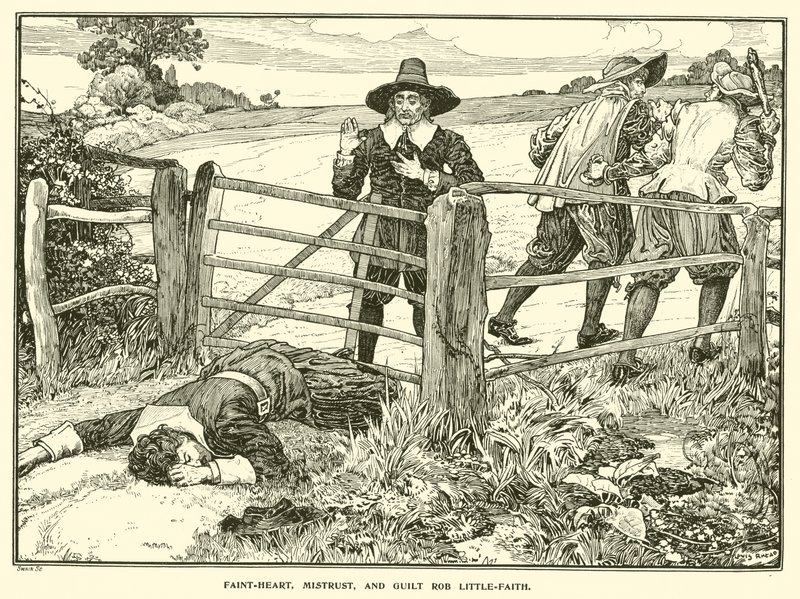 Corazón Débil, Desconfianza y Culpa roban a Pequeña Fe de Louis John Rhead