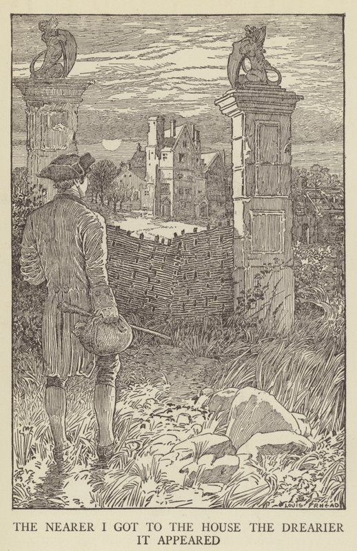 Ilustración de Secuestrado por Robert Louis Stevenson de Louis John Rhead