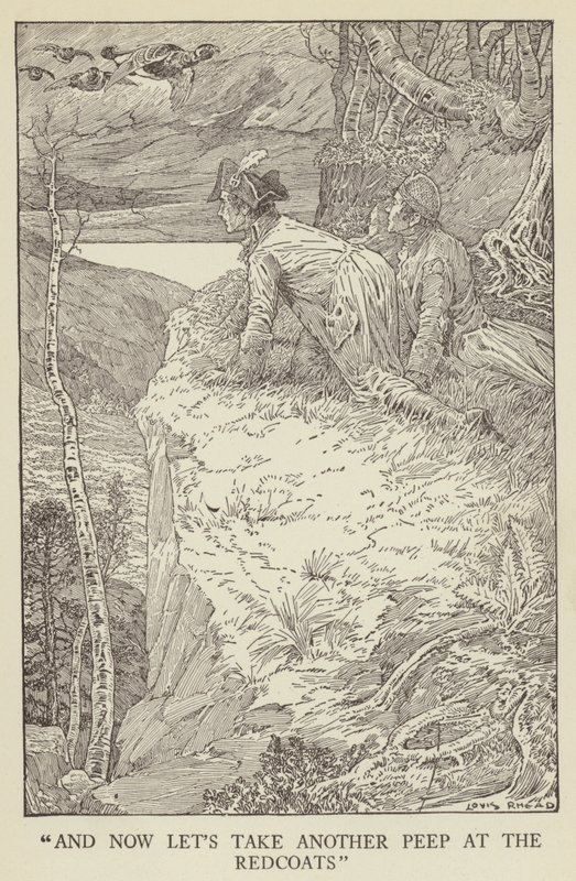 Ilustración de Secuestrado por Robert Louis Stevenson de Louis John Rhead
