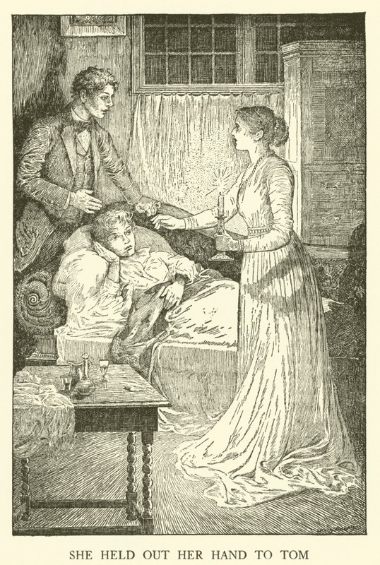 Ilustración para Los Días de Escuela de Tom Brown (grabado) de Louis John Rhead