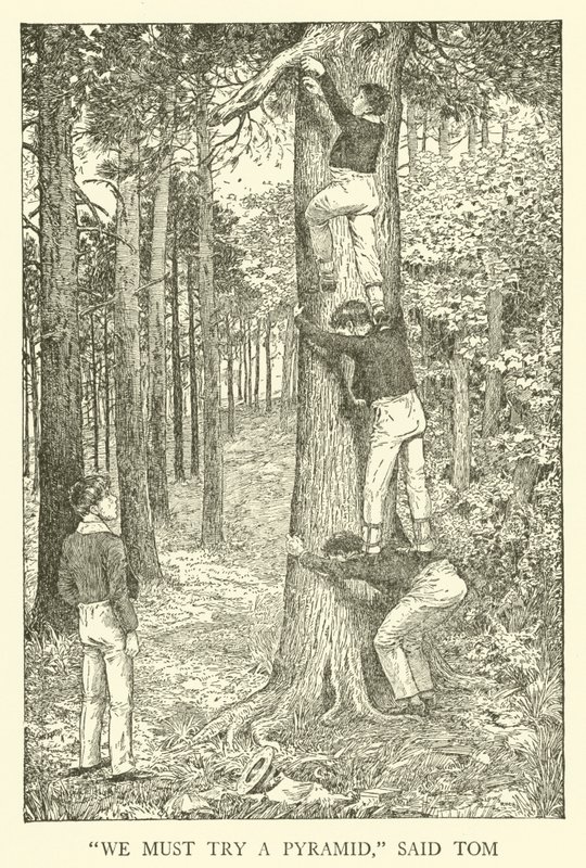 Ilustración para Los Días de Escuela de Tom Brown de Louis John Rhead