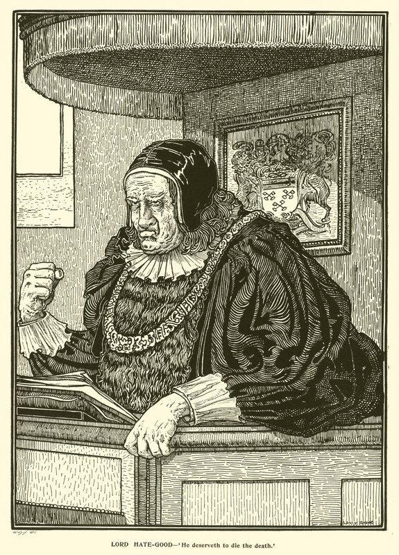 Lord Hate-Good (grabado) de Louis John Rhead