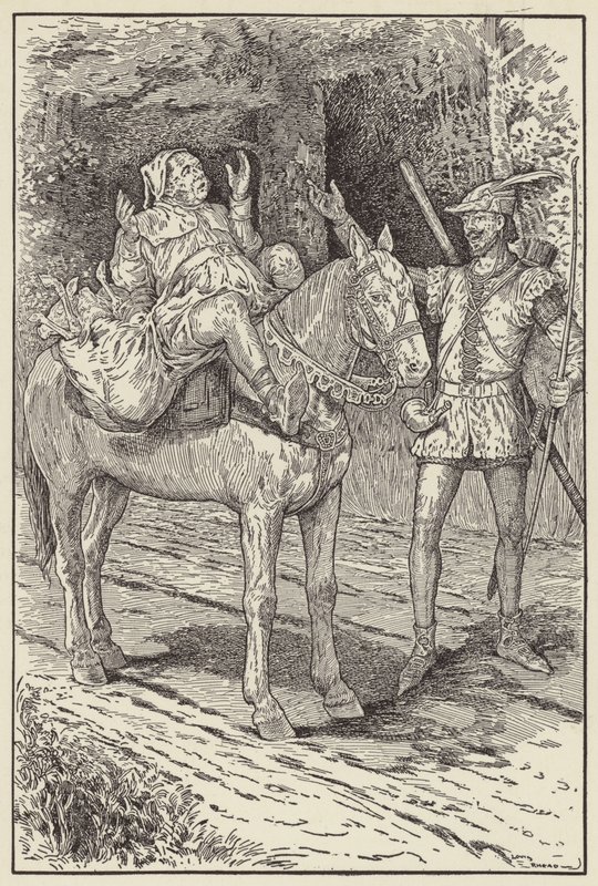 No temas, dijo Robin, No te haré daño de Louis John Rhead