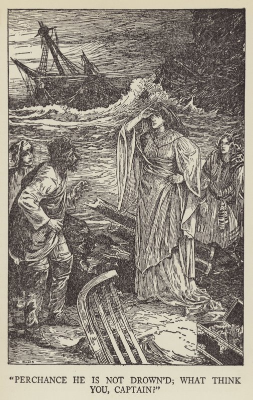 Tal vez no se ha ahogado; ¿qué piensas, capitán? de Louis John Rhead