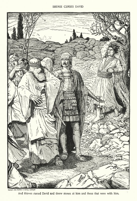 Simei maldice a David (lito) de Louis John Rhead