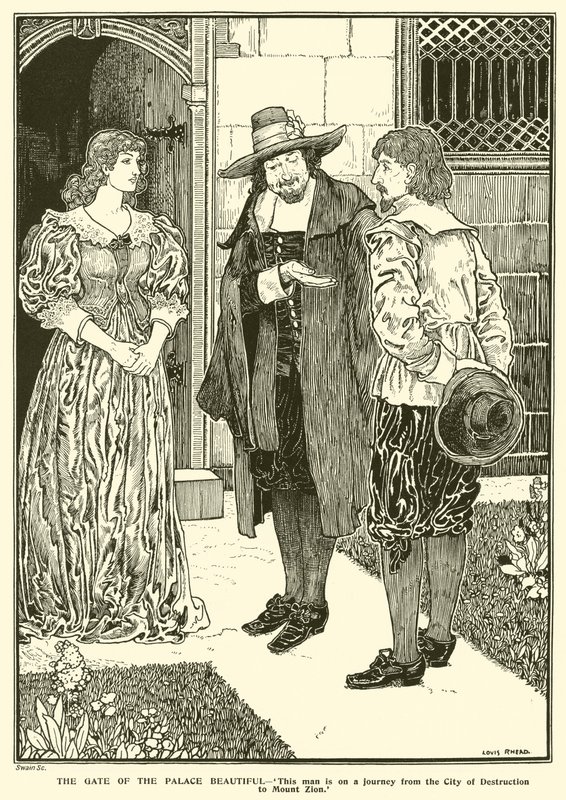 La puerta del Palacio Hermoso de Louis John Rhead