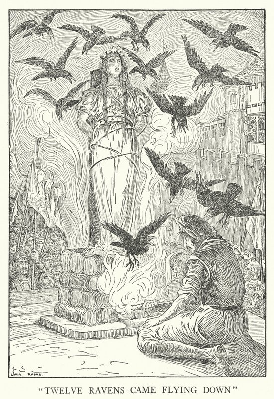 "Doce cuervos bajaron volando" de Louis John Rhead