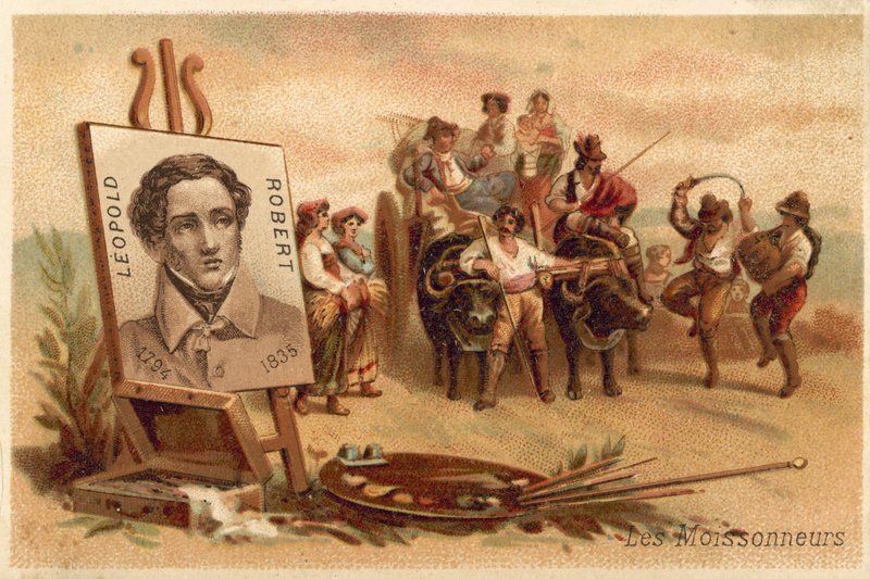 Los cosechadores por Louis Leopold Robert de Louis Leopold Robert