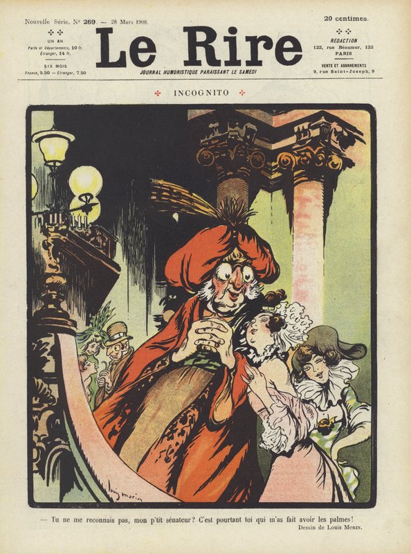 Ilustración para Le Rire de Louis Morin