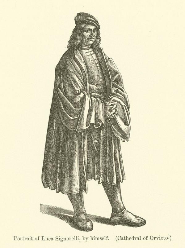 Autorretrato del pintor italiano Luca Signorelli de Luca Signorelli